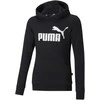 Puma Džemperis Paaugliams Ess Logo Hoodie Juodas 587030 01