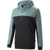 Puma Džemperis Vyrams Ess+ Block Hoodie Juodas Mint 847428 50