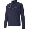 Puma Džemperis Vyrams TeamRise 1/4 Zip Top Peacoa Mėlyna 657394 06