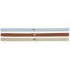 Puma Galvos Juosta AT Sportbands Womens (3pcs) Kreminis Mėlyna Brown 053491 24