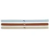Puma Galvos Juosta AT Sportbands Womens (3pcs) Kreminis Mėlyna Brown 053491 24
