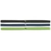 Puma Galvos Juosta AT Sportbands Womens Pack Juodas Mėlyna Žalias 053491 07