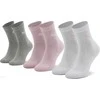 Puma Kojinės Paaugliams Junior Crew Baltas Pilkas Rožinė 907958 05