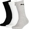 Puma Kojinės Paaugliams Junior Crew Juodas Pilkas Baltas 907958 03