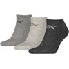 Puma Kojinės Sneaker-V 3P Juodas Pilkas 887497 09