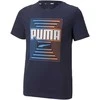Puma Marškinėliai Paaugliams Alpha Graphic Tee Mėlyna 847292 06