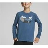 Puma Marškinėliai Paaugliams Alpha Longsleeve Tee Mėlyna 670103 17