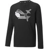 Puma Marškinėliai Paaugliams Alpha Longsleeve Tee Juodas 670103 01