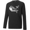 Puma Marškinėliai Paaugliams Alpha Longsleeve Tee Juodas 670103 01