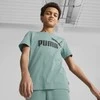 Puma Marškinėliai Paaugliams Ess Logo Tee Žalias 586960 84