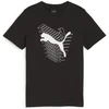 Puma Marškinėliai Paaugliams Graphics Cat Tee Juodas 680297 01
