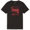 Puma Marškinėliai Paaugliams Graphics Wor Tee Juodas 680298 01
