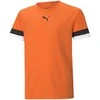 Puma Marškinėliai Paaugliams TeamRise Jersey Oranžinis Baltas Juodas 704938 08