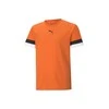 Puma Marškinėliai Paaugliams TeamRise Jersey Oranžinis Baltas Juodas 704938 08