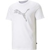 Puma Marškinėliai Vyrams Cat Basic Tee Baltas