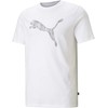 Puma Marškinėliai Vyrams Cat Basic Tee Baltas