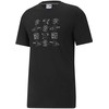 Puma Marškinėliai Vyrams Elevate Graphic Tee Cotton Juodas