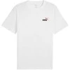 Puma Marškinėliai Vyrams Ess 2 Color Small No. 1 Logo Tee Baltas 684717 02