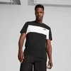 Puma Marškinėliai Vyrams Ess Block Tee Juodas Baltas 684685 01