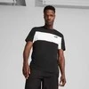 Puma Marškinėliai Vyrams Ess Block Tee Juodas Baltas 684685 01