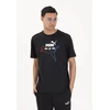Puma Marškinėliai Vyrams Ess Logo Lab Summer Tee Juodas 692031 01