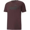 Puma Marškinėliai Vyrams Ess Logo Tee Bordo