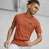 Puma Marškinėliai Vyrams Ess Logo Tee Oranžinis 586669 94