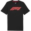 Puma Marškinėliai Vyrams F1 Ess Logo Tee Juodas Raudona 625851 01