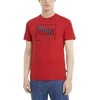 Puma Marškinėliai Vyrams Flock Tee High Risk Raudona