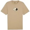 Puma Marškinėliai Vyrams Graphics Execution Tee rusvai gelsvas 680183 83