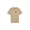 Puma Marškinėliai Vyrams Graphics Execution Tee rusvai gelsvas 680183 83