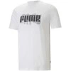Puma Marškinėliai Vyrams Graphics Puma Wording Baltas 674475 02