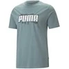 Puma Marškinėliai Vyrams Graphics Wording Tee Žalias 674475 84