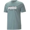 Puma Marškinėliai Vyrams Graphics Wording Tee Žalias 674475 84