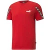 Puma Marškinėliai Vyrams Power Tape Raudona