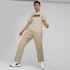 Puma Medvilniniai Marškinėliai Vyrams Graphics Wording Kreminis 674475 88