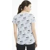 Puma Palaidinė Moterims Amplifid Aop Tee Baltas