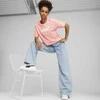 Puma Palaidinė Moterims Ess Cropped Logo Rožinė 586866 67