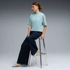 Puma Palaidinė Moterims Ess Elevated Relaxed Tee Light Mėlyna 691813 47