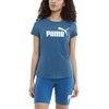Puma Palaidinė Moterims Ess Logo Tee Mėlyna