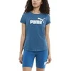 Puma Palaidinė Moterims Ess Logo Tee Mėlyna