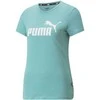 Puma Palaidinė Moterims Ess logo Tee Žalias 586775 61