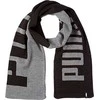 Puma Šalikas Knit Scarf Juodas Pilkas 054057 01