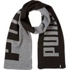 Puma Šalikas Knit Scarf Juodas Pilkas 054057 01
