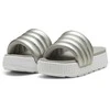 Puma Šlepetės Moterims Karmen Slide Puffy Baltas Sidabrinis 395399 03