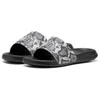 Puma Šlepetės Moterims Popcat 20 Snake Chic Juodas/Puma Sidabrinis 401706 01