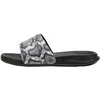 Puma Šlepetės Moterims Popcat 20 Snake Chic Juodas/Puma Sidabrinis 401706 01