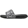 Puma Šlepetės Moterims Popcat 20 Snake Chic Juodas/Puma Sidabrinis 401706 01
