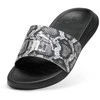 Puma Šlepetės Moterims Popcat 20 Snake Chic Juodas/Puma Sidabrinis 401706 01