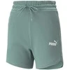 Puma Šortai Moterims Ess 5" High Waist Žalias 848339 90
